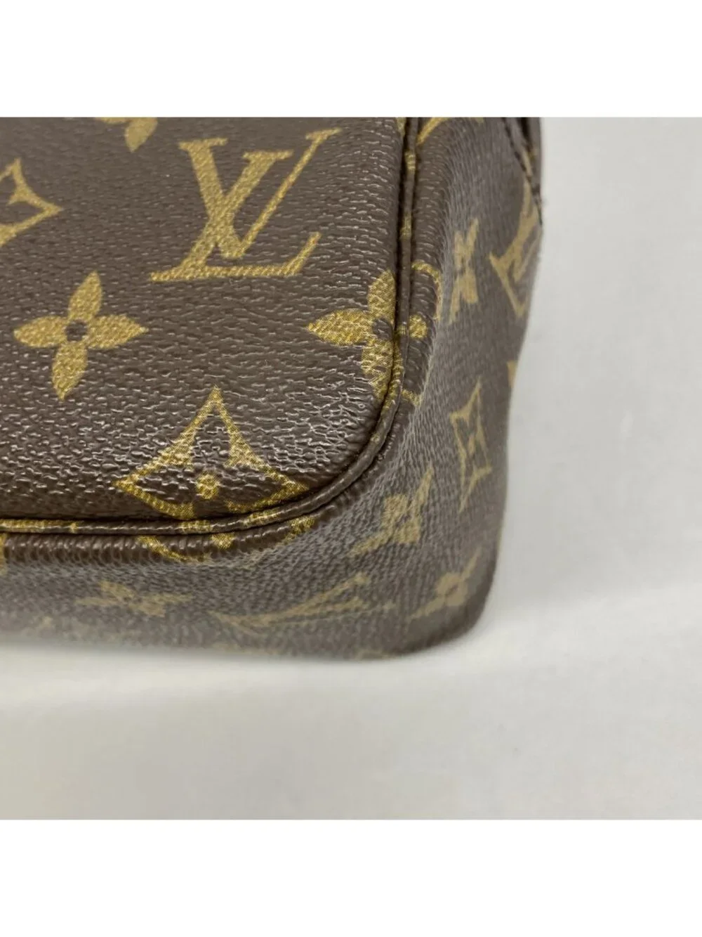 Louis Vuitton Pouch Monogram Trousse Toilet 28 Brown